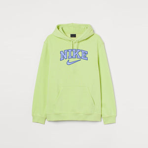 Grey and neon 2024 green nike hoodie