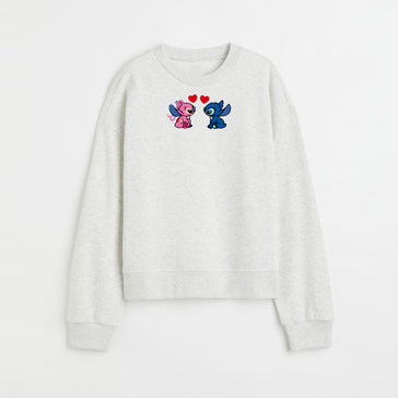 Stitch Love Custom Embroidered Sweatshirt