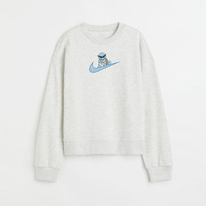 Squirtle Tick Nike Custom Embroidered Sweatshirt