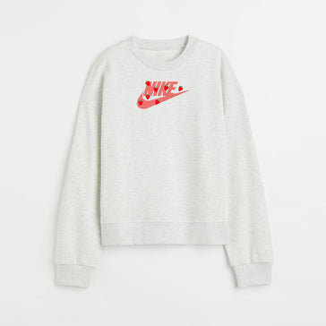 Strawberry Classic Nike Custom Embroidered Sweatshirt