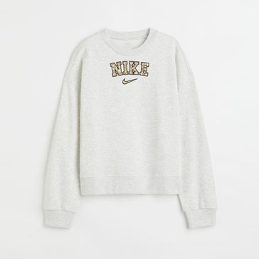 Brown Classic Nike Custom Embroidered Sweatshirt