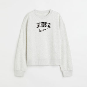 Cow Print Classic Nike Custom Embroidered Sweatshirt