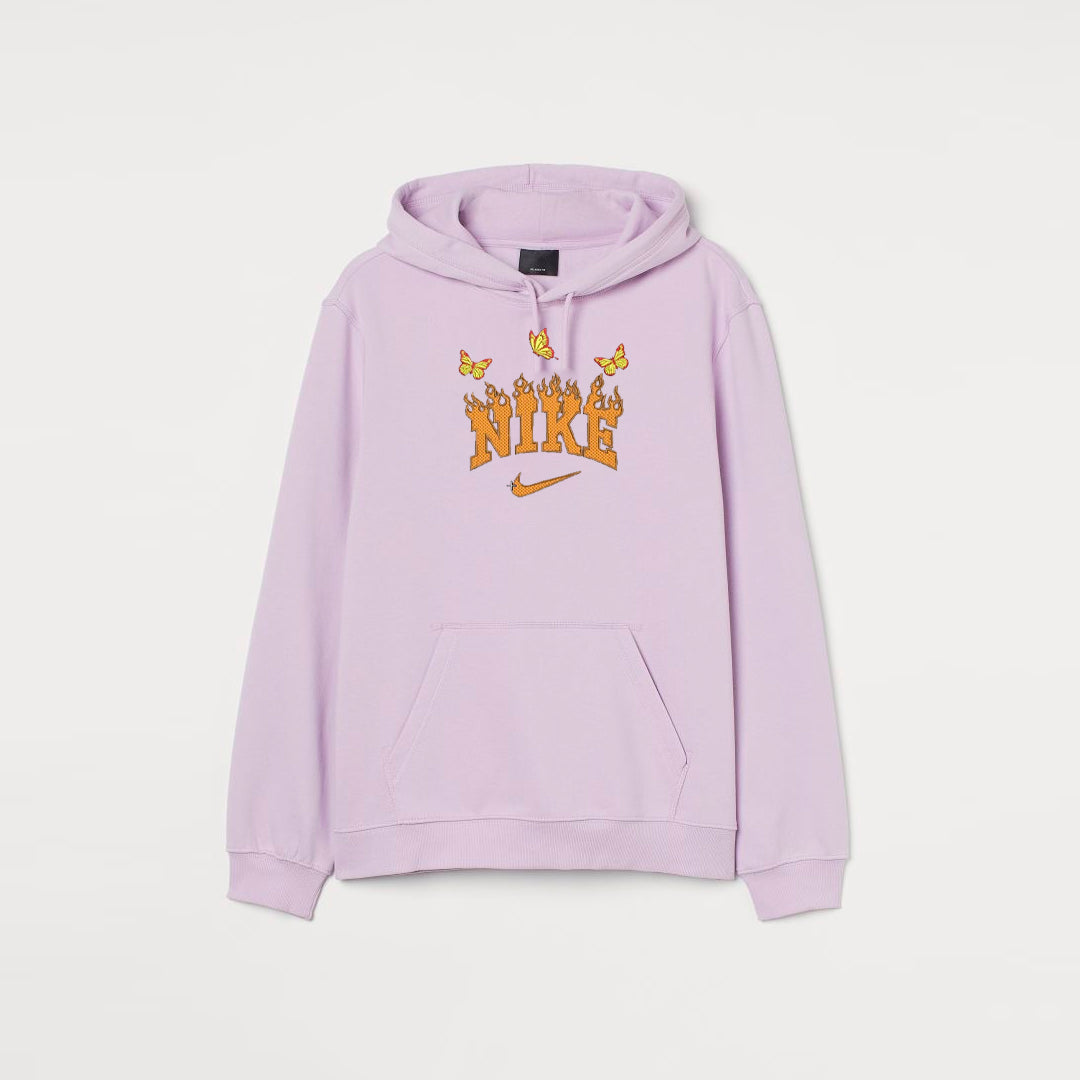 Nike Flaming Butterflies Embroidered Jumper/Hoodie