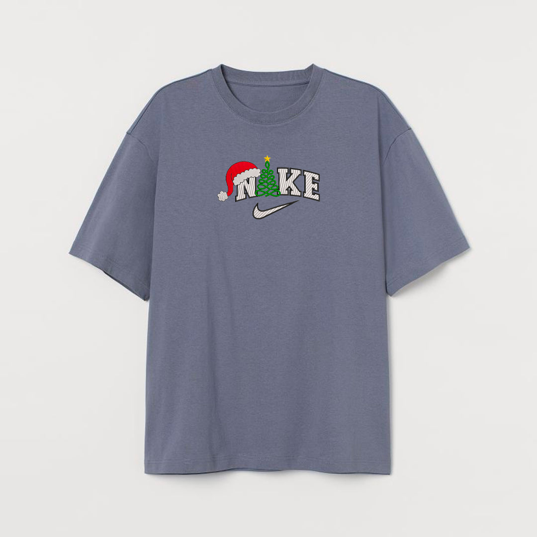 Nike Christmas Embroidered T-Shirt
