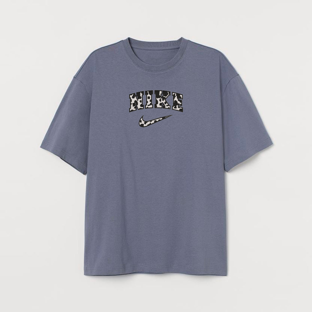 Nike Classic Cow Print Embroidered T-Shirt