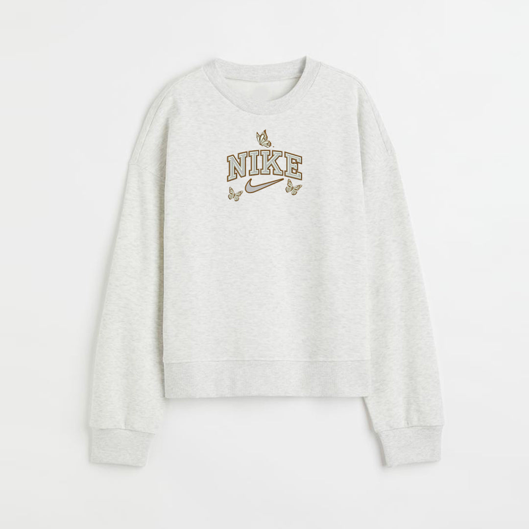 Butterfly Classic Nike Custom Embroidered Sweatshirt