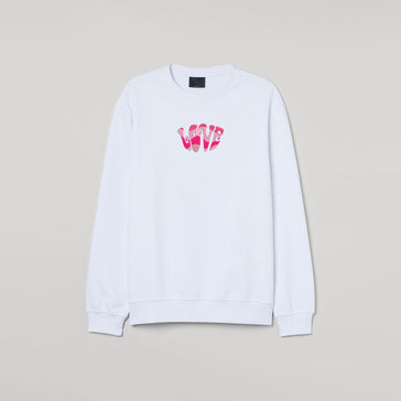 Groovy Love Embroidered Sweatshirt