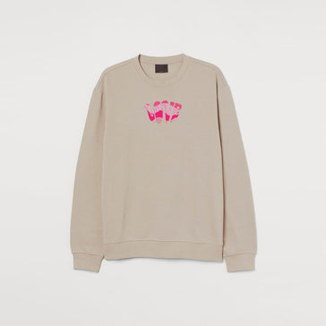 Groovy Love Embroidered Sweatshirt