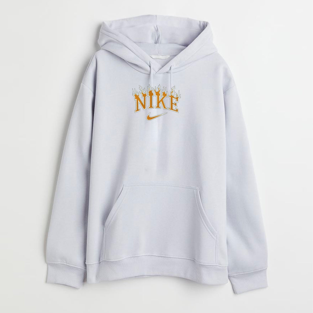 Fire Nike Tick Custom Embroidered Jumper/Hoodie