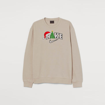 Nike Christmas Embroidered Sweatshirt