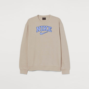 Nike Classic Blue Print Embroidered Sweatshirt