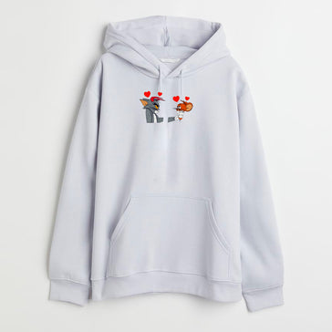 Tom & Jerry Love Custom Embroidered Jumper/Hoodie