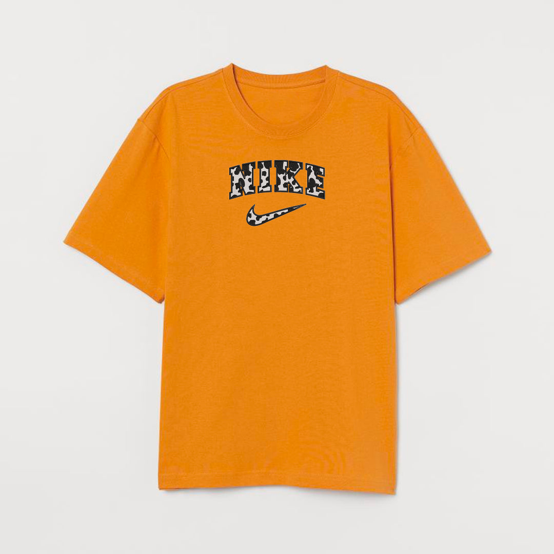 Nike Classic Cow Print Embroidered T-Shirt