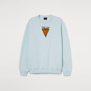 True Pizza Love Embroidered Sweatshirt