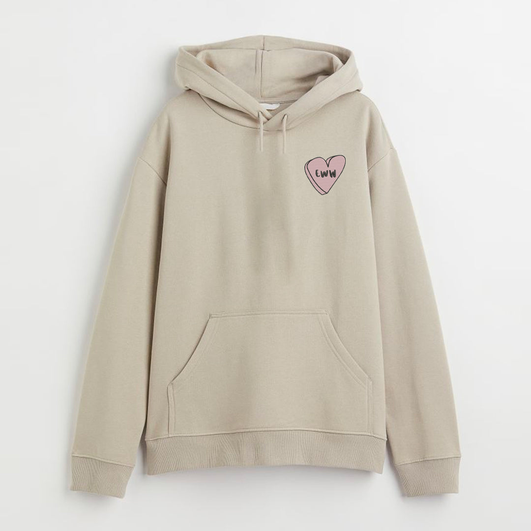 Eww Love Heart Custom Embroidered Jumper/Hoodie