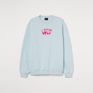 Groovy Love Embroidered Sweatshirt