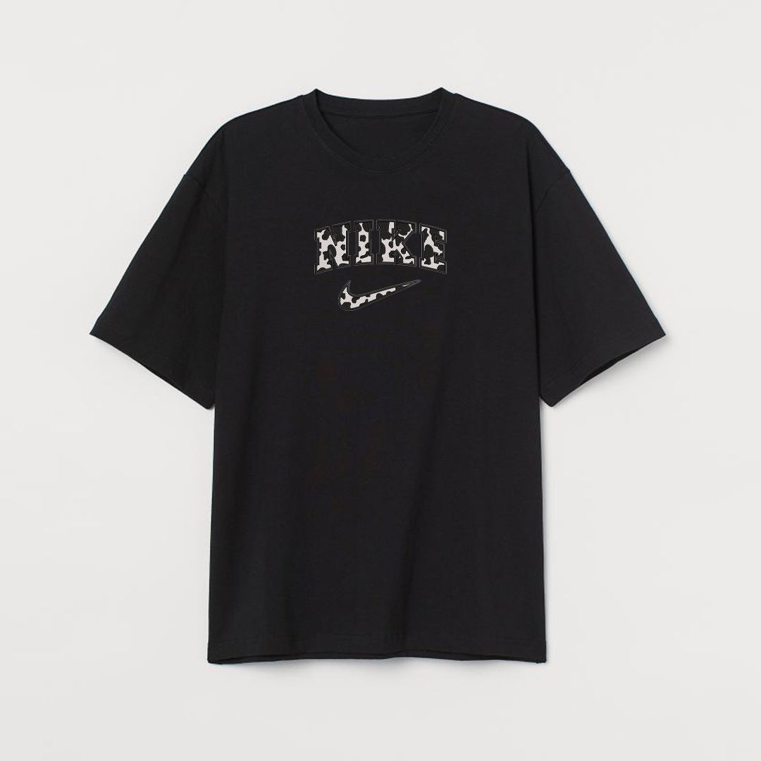 Nike Classic Cow Print Embroidered T-Shirt