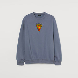 True Pizza Love Embroidered Sweatshirt