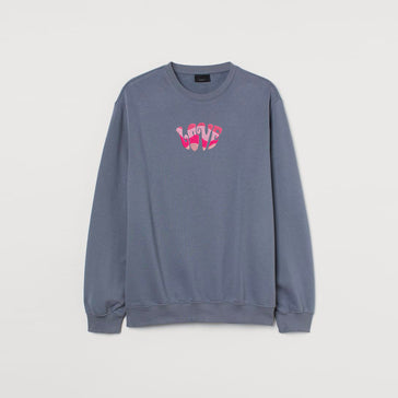 Groovy Love Embroidered Sweatshirt