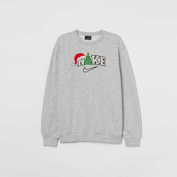 Nike Christmas Embroidered Sweatshirt