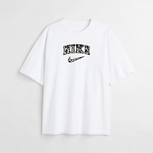 Nike Classic Cow Print Embroidered T-Shirt