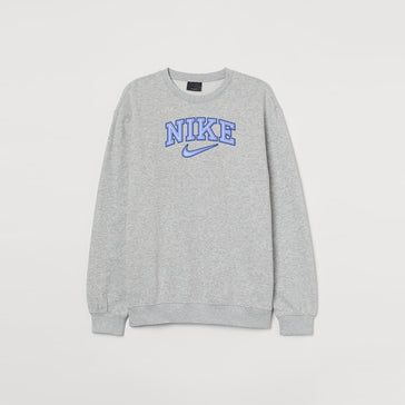 Nike Classic Blue Print Embroidered Sweatshirt