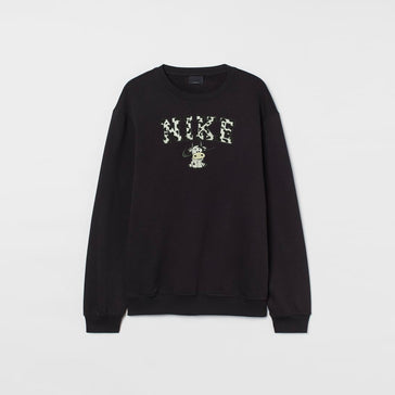 Nike Cow Print Embroidered Sweatshirt