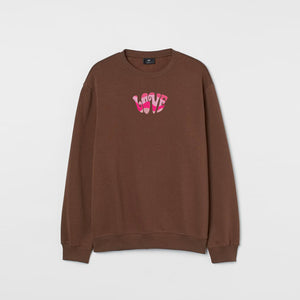 Groovy Love Embroidered Sweatshirt